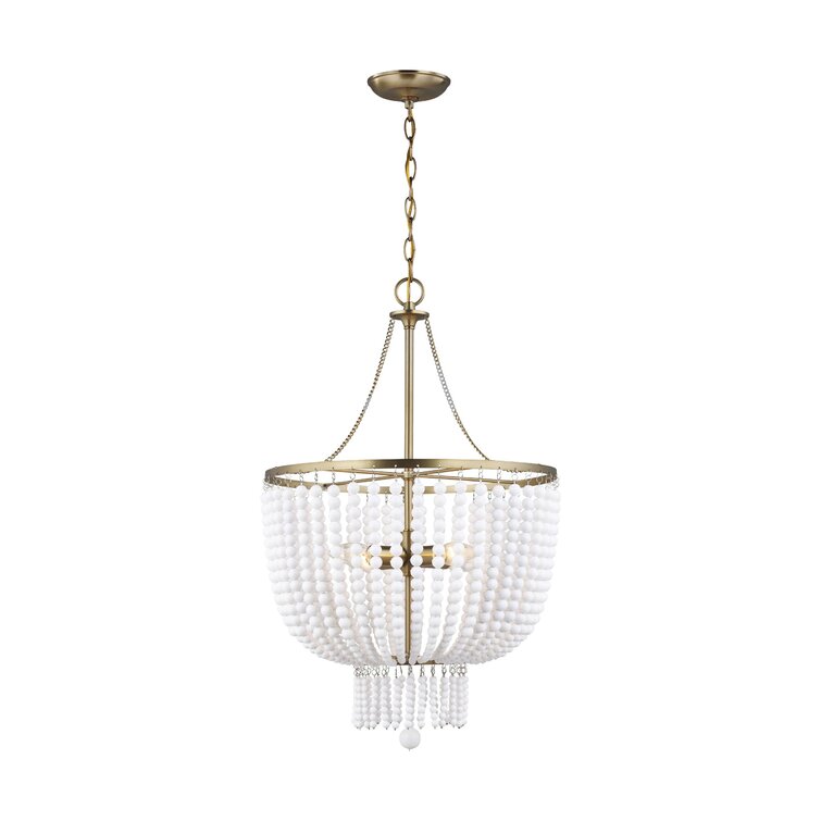 Visual Comfort Studio Jackie 4 Light Chandelier by AERIN